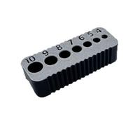 Drill Block - Handheld Pocket Precision Universal Hole Drilling Jig | Multi-Size Woodworking Dowel Drill Guide for Straight Holes, Portable Carpenter Tool for DIY, Joinery, Wood