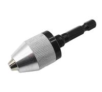 Drill Chuck Adapter Connetti rapida Adattatore in acciaio robusto Adattatore Chuck con gambo a cambio rapido per contenere il gamba dritta da 0, 3-6, 5 mm per fresatura per trapano, impatti