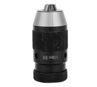Drill Chuck Adapter, Drill Chuck Key Tornio Chuck B16 Arbor Live Center Carbon Steel Selfreen Stringele Senza Chiave Torna Pratica per Trapana (1/13-B16 leggero)