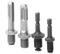 Drill Chuck Connector Ad Alta Resistenza Adattatore Adattatore Adattatore di Conversione Quadrato Siallino Rotondo High Speed 4 PC Set