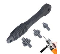 Drill Chuck Key Wrench - Drill Chuck Key Ratchet - Set di chiavi a buco - Set di punte elettriche | Tasto manuale - Chuck per trapano | chiave a tre jaw con