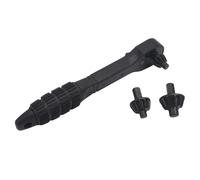 Drill Chuck Ratchet Spanner, Chucks Key Replacement Tool, Multifunctional Quick-Change Wrench, Ratchet Handle, Ideal for Bike Repair, Plumbing Maintenance, Workshop, Black