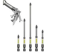 Drill Driver Bit Set - 5-Piece Magnetic Precision Non Slip Screwdriver Bit