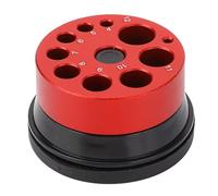 Drill Dust Collector Cap 9 Hole Aluminum Alloy ABS Dust Cover for Electric Drill, Ceiling & Wall Drilling, Quiet Shockproof with Soft Pad