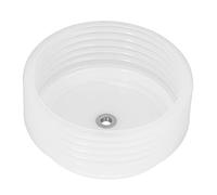 Drill Dust Collector Large Capacity Dust Bowl Cover Catcher Hole Saw Accessories for Hole Openers with Diameter Up to 125mm Made of Plastic and Iron