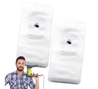 Drill Dust Cover Collector - PE 100-Piece | Wall Mount Sewage Bag | Water