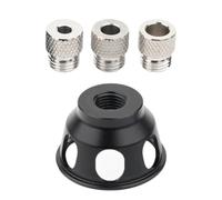 Drill Guide Apparecchio di perforazione verticale Alluminio Angolo diritto Trapano rotondo Punzonatura Locator Posizionamento Strumento di lavorazione del legno Foro diritto Apparecchio di foratura