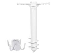Drill ombrello della spiaggia - supporto per ombrelloni da giardino, base a vite ombrello | Base ombrellas, accessorio per patio, parti di trampolino, attrezzatura da escursionismo in campeggio, attre