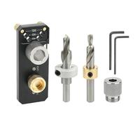 Drill Positioning Jig - Aluminum Profile Punch Guide with Slider Mechanism | Straight Locator Tool for Metal Extrusions, Precise Drilling, Punch Marking, Alignment Tool for Workshop Use