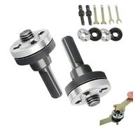 Drill to Angle Grinder Adapter Conversion Kit, 10-13 mm Chuck Connector Rod with Wrench, Mandrel Arbor Attachment for Grinding, Cutting, Polishing Tasks