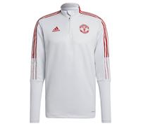 Drill top allenamento con 1/4 di zip Manchester United Tiro 21 Gris XS