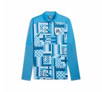 Drill top allenamento con 1/4 di zip OM Prematch 2024/25 Bleu XS