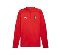 Drill top allenamento con 1/4 di zip Stade Rennais 2024/25 Rouge XL