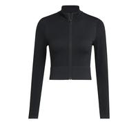 Adidas Workout Essentials Knit Full Zip Sweatshirt Nero M Donna