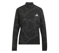 Drill top allenamento da donna con 1/2 zip adidas Noir XS