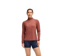 Drill top allenamento da donna con 1/4 di zip Hoka Glidetech Rouge M