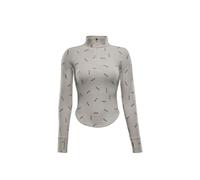 Drill top allenamento da donna Nike Blanc M