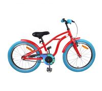 Drillkyn Bicicletta per bambini con telaio in acciaio e cambio per 4-6 anni, robusta bicicletta da città con parafango, campanello, riflettori, supporto, ideale per il tempo libero, le escursioni e la