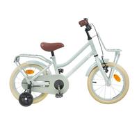 Drillkyn Bicicletta per bambini da 2 a 4 anni, con telaio in acciaio, parafango, campanello e supporto, leggera due ruote per il tempo libero, le gite e la città, divertimento in estate