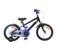 Drillkyn Bicicletta per bambini da 4 a 6 anni, con telaio in acciaio, parafango, campanello, riflettori, supporto, marcia, freno a contropedale, stabile due ruote per il tempo libero, escursioni