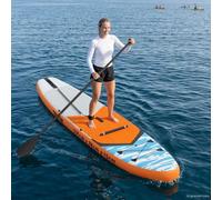 Drillkyn Tavola da SUP con sedile 2 in 1, Poseidon x x verde, in PVC, gonfiabile, con pagaia, convertitore per kayak, pedana antiscivolo per il tempo libero, sport acquatici, yoga, pesca, famiglia