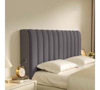 DRIMEE Cuscini per Testata Letto Matrimoniale Schienale Letto Imbottito Copri Testata Letto Matrimoniale Imbottita Vestiletto e Decorazioni Camera da Letto,D Gry,180CM