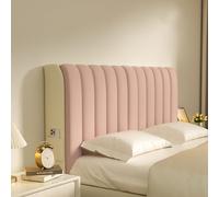 DRIMEE Cuscini per Testata Letto Matrimoniale Schienale Letto Imbottito Copri Testata Letto Matrimoniale Imbottita Vestiletto e Decorazioni Camera da Letto,Rosa,180CM