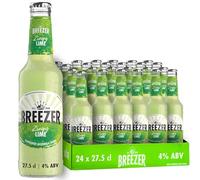 Drink alcolico BREEZER al gusto Lime, vol. 4%, 24 x 27,5 cl / 275 ml, Drink alcolico premiscelato e pronto da bere in bottiglia