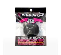 Drink Angel Custodia protettiva per la prevenzione delle punte, design con portachiavi, facile e veloce da usare, si adatta a quasi tutti i bicchieri e bicchieri