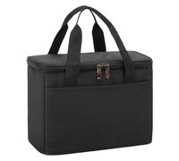 Drink Carrier For Delivery - 3-Cup Reusable Insulated Bag With Adjustable Dividers | Portable Beverage Tote | For Coffee, Car Travel, Outdoor Sports, Picnic, Party, Commute, Office, Beach, Takeaway