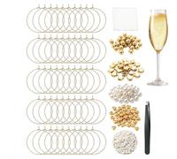 Drink Charm Making Kit Decorative Glass Identifier Craft Supplies