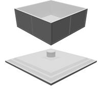 Drink Coaster Storage Box Doctor Who Tardis Design Custom Sublimated