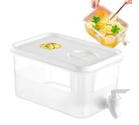Drink Dispenser - PP 3L 5L 10L | Iced Beverage Container Spigot | Fridge Pa
