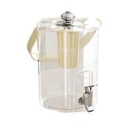 Drink Dispenser, Water Beverage Container, Spill Proof Spigot Jug, 5l Capacity, Clear Design, Ottimo per feste, Picnics all'aperto, Campeggio, Ristoranti, Holiday Gatherings