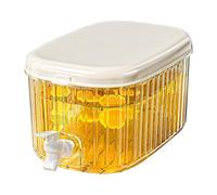Drink Dispenser With Tap - Drink Dispenser Tap For Fridge | Fridge Large Capacity Bucket | Cold Beverage Holder Jug Spout | Water Juice Container With Faucet For Tea, Coffee, Lemonade