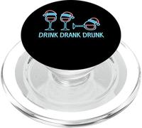 Drink Drank Drunk - Maglietta Divertente di Natale PopSockets PopGrip per MagSafe