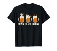 Drink Drink Drunk Beer Gavian Beach Humor Maglietta