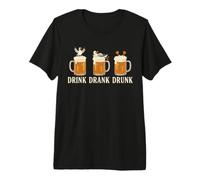 Drink Drink Drunk Beer Gavian Beach Humor Maglietta Premium