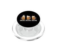 Drink Drink Drunk Beer Gavian Beach Humor PopSockets PopGrip per MagSafe