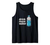 Drink More Water Health Coach Idratazione Divertente Canotta