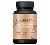 Drinkable Tanning Drops, Sunless Tanner, Nourishing Liquid, No Sun Exposure Required Hydrating Formula Ideal for Travel, Outdoor Activities, Business Trips, and School, 60 ml