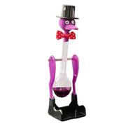 Drinking Bird Desk Toy - Creative Novelty Perpetual, Motion Educational Bobbing Water Bird with Continuous Motion Design for Stress Relief and Focus Enhancement Glass and Felt Build 1.97 Inches