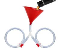 Drinking Funnel - Beer Funnel With Valve | Beverage Drinkware Game Prop Reusable | PP, Leak-proof With Hose For Spring Break College Event University Gathering RV BBQ Beach Trip