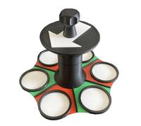 Drinking Game Roulette, Party Spinner Set, Shot Glass Holder with Labeled Numbers, Entertaining Group Challenge, Roulette Games for Friends, Gathering, Company, Events, Holiday, Celebration