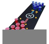 Drinking Games, Tabletop Table Tennis, Fun Party Entertainment Kit, Interactive Game Set, Compact Tabletop Design for Group, Social, Adult, Gatherings, 70.87x23.62 Inches