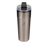 DrinkPod Metallic Range Thermos da caffè da 450 ml, nero, tazza da viaggio isolata a doppia parete in acciaio inossidabile