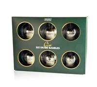 Drinks By The Dram - Box Of Six Christmas Gin 3cl x 6 40% ABV Baubles