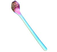 Drinks Mixing Spoons - Stainless Steel Cat Claw Coffee Spoons | 5.87x1.14 Inches Rustproof Cute Dessert Spoon, Portable Teaspoon, Cat Paw Coffee Spoon For Ice Cream, Tea, Drinks