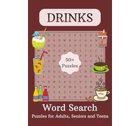 Drinks Word Search: Puzzles for Adults, Seniors and Teens