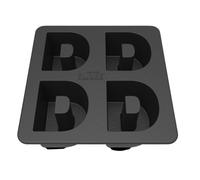 DRINKSPLINKS Stampo per cubetti di ghiaccio D per congelatore - Stampo per cubetti di ghiaccio giganti in silicone con la lettera D per nomi che